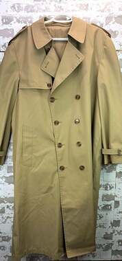 Vintage London Fog Trench Coat Mens 42R Double Breasted Made in USA 70’s 80’s
